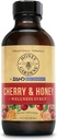 Honey Gardens Cherry & Honey Soothing Throat Syrup, Apitherapy Formula with Organic Raw Honing, Organic Apple Cider Vinegar, Black Cherry, and Herbal Extracts, 24 Servings, 4 FL. OZ.