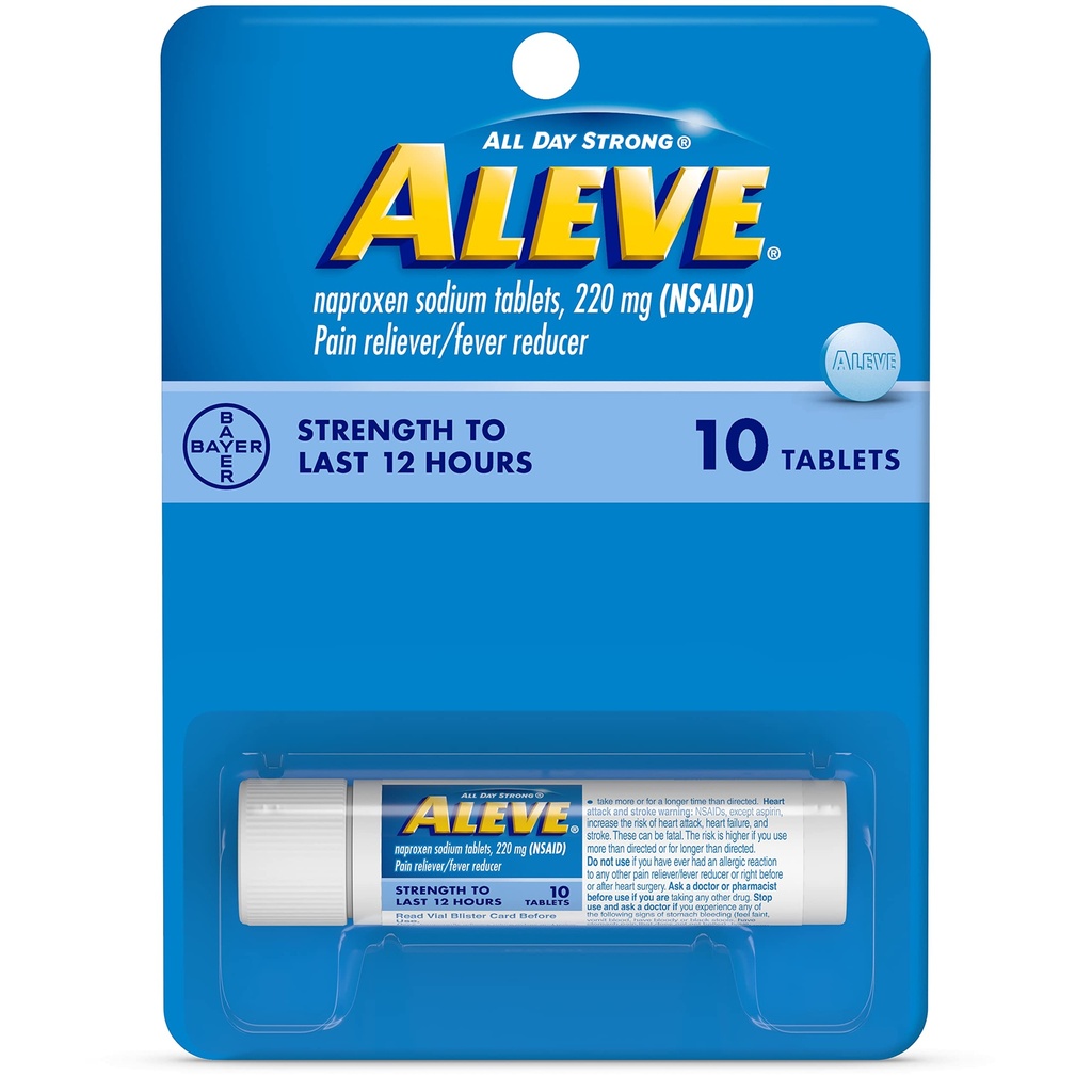 Leve tabletten met Naproxen natrium 220mg NSAID pijn ReliverFever Reducer, 10 Tellen