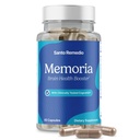 Santo Remedio Memoria, Brain Health Booster, aide à renforcer les connexions neurales, aide à améliorer l'attention, la mémoire et la concentration, 30 services, sans gluten, non-OGM