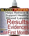 Bloedzuiveraar om bloedstroom op te halen en te ondersteunen. Natuurlijke supplement voor reiniging, tonic en versterking van uw organen. 2 oz