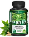 Potent Garden Green Tea Extract met EGCG Natural Energy, Mental Focus, Immune Support, Antioxidant en Gezond Hart Formule, Non-GMO 120 Green Tea Extract Capsules
