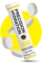 Comprimés électrolytes d'hydratation de précision - Comprimés d'hydratation effervescents multi-résistance - faible calorie, sans gluten, végétalien/végétarien amical (1 tube, 500mg/L - tube jaune)