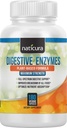 Digestieve enzymen met probiotica en prebiotica - Multi Enzyme Vegan Organic Gut and Immune Support Supplement for Men and Women - 180 Capsules - for Bloating, Gas, Lactose Intolerance