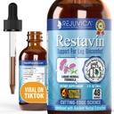 Restavin - Advanced Leg Support Supplement - Vloeibare levering voor betere absorptie - Vitamine C, ijzer, Valeriaan, Kurkuma, Magnesium & Meer!