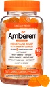 Suppléments de ménopause ambrés pour les femmes, soulagement multisymptômes, vitamine E et composé d'ambreen unique, aide à soutenir l'équilibre hormonal, les éclairs chauds et la sueur de nuit, sans sucre, saveur orange, 60 gommes