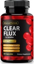 Clear Flux Pillen, Official ClearFlux Capsules, All Natural Support, Premium Ondersteuning voor het handhaven van stabiele niveaus en gezonde Circulatie, Alle Natural Clear Flux Health Reviews (60 capsules)