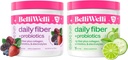 Dagelijks vezelsupplement Bundel met collageen, probiotica en elektrolyten - Ondersteunt spijsverterings-gezondheid, regelmaat en huidgezondheid . . Cucumber Lime Mint & Wild Berry Smaken