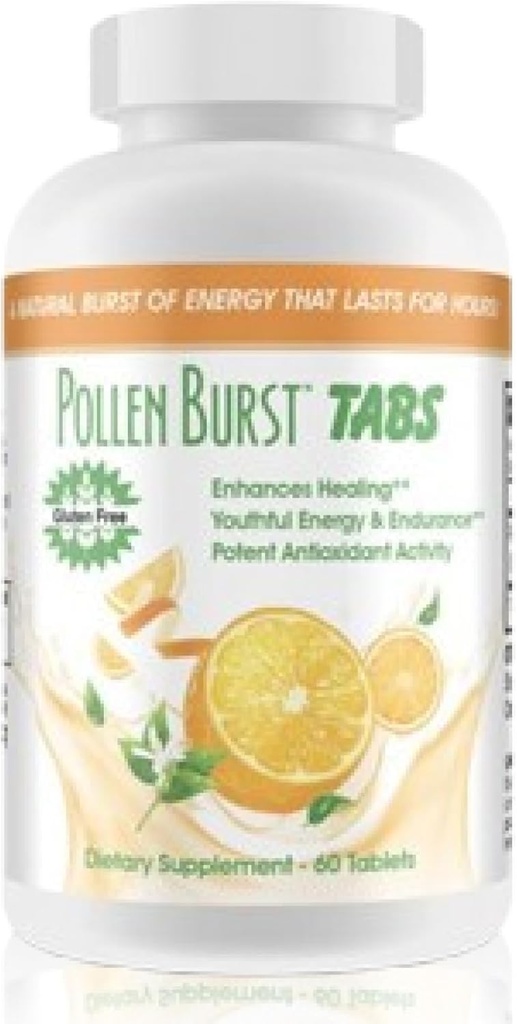 Youngevity Pollen BurstTM Tabs - Biologische Hypoallergene Nutriënt Extracten van Pure Flower Pollen - Voormalig Projoba Polbax Energy & Endurance - 60 tabletten