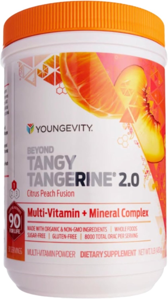 Au-delà de Tangy Tangerine 2.0 Citrus Peach Fusion - 1lb - 6 Pack