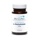 MethylPro L-methylfolaat 5 mg - Ondersteunt een gezonde mindset - Actieve folaat voor methyleringsondersteuning en biochemische reacties - Hoog Biobeschikbaarheid - Flexibele dosering - 30 porties - 30 capsules