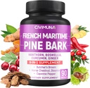 Franse Maritime Pine Bark Capsules met Franse Maritime Pine Bark, Hawthorn, Bosweilia en meer - 90 Capsules voor 3 maanden levering