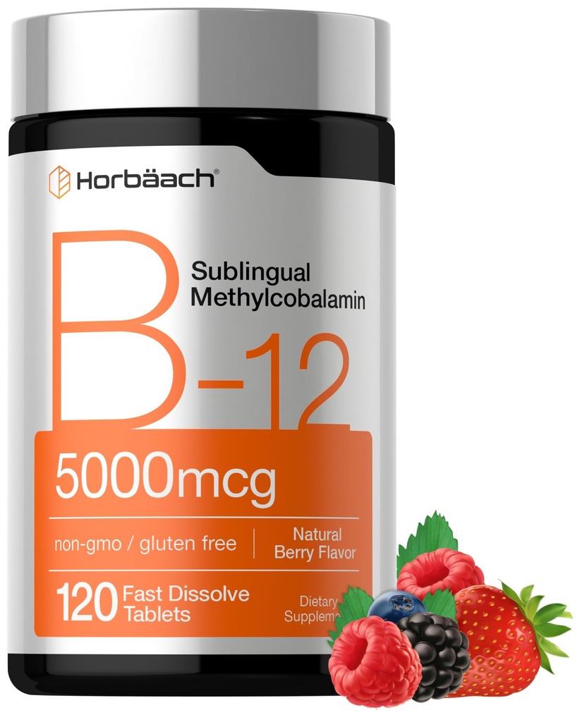 Horbäach B12 Vitamine 5000 mcg 