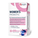 NATURE TARGET Probiotica-voor-Vrouwen met prebiotica, Cranberry en D-Mannose, 60-miljard-CFU's, Vrouwenprobiotica voor spijsverteringsgezondheid/Gut Health/Immune Booster
