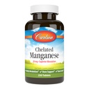 Carlson - gecheleerde Mangaan, 20 mg - Superieure Absorptie, Gezond Metabolisme, Bone Support & Brain Health, 250 tabletten