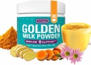 Turmaquik en poudre de curcuma de lait d'or biologique, soutien immunitaire + mélange super-alimentaire de gingembre, poivre noir, curcumine, cannelle, cardamome + vitamines C, D, B6, B12, zinc - amélioration de l'immunité