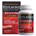 Polyflavonol avec des bioflavonoïdes, soulagement de l'acouphène, formule de santé de l'oreille unique, soutien des oreilles sonnantes, soutient la circulation dans l'oreille interne, favorise la santé auditive, 90 Capsule, 30 portions