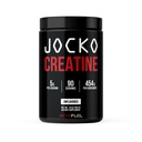 Jocko Fuel Creatine Monohydraat, Pure Micronized Powder voor mannen & vrouwen, ondersteunt spiergroei, sterkte, herstel & cognitie, Unflavored, 450 Gram, 90 Servers