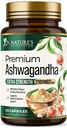 Suppléments Ashwagandha - 2100mg Ashwagandha Capsule pour les femmes et les hommes, Support antioxydant naturel, Extrait de racine Ashwa, Support calmant extra-fort avec poivre noir, végétalien et sans gluten - 120 capsules