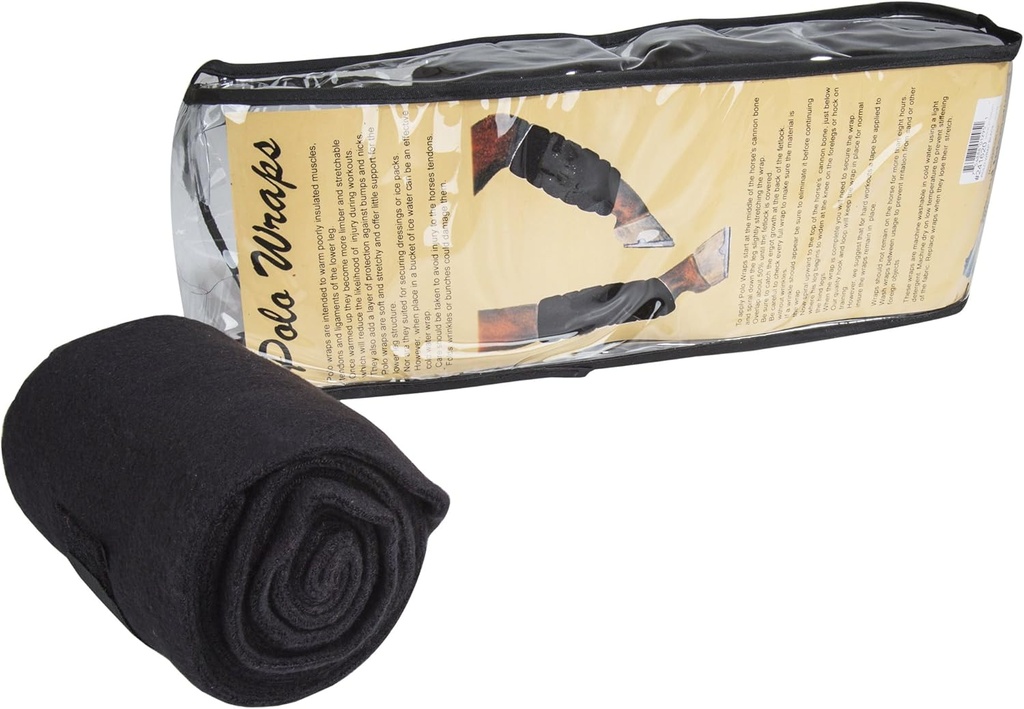Intrepid International Polo Wraps for Horses Ensemble de 4 bandes de coton, des bandes de jambes de cheval, des bandes de vétustes pour les chevaux, la taille du cheval, l'entraînement Bandage