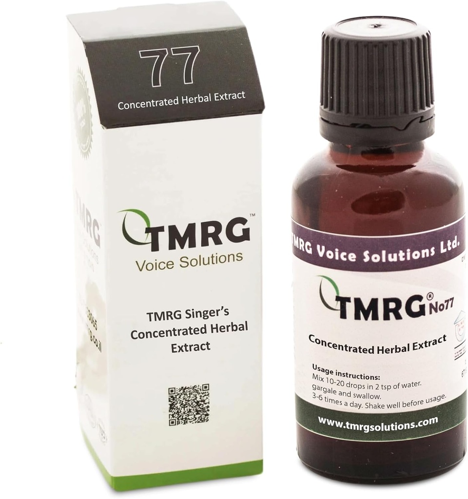 Zangeres overgeleverd Vocal Remedy (#77)-Herbal Solution for Vocal Rehabilitation Reduces Vocal Pain & Vocal Folds Swelling-Improves Vocal Depth, Tone and PowerWarms-up en versterkt de stem