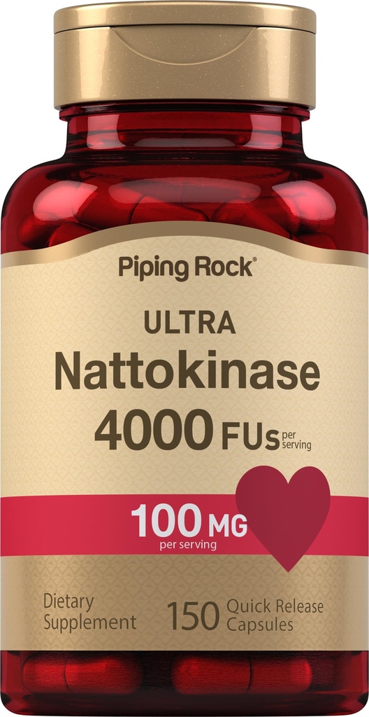Piping Rock Nattokinase Supplement 4000 FU 