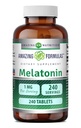 Verbazingwekkende formules Melatonine 1 Mg tabletten (Niet GGO,Gluten Gratis) - Beste keuze van natuurlijke slaaphulp Supplement 