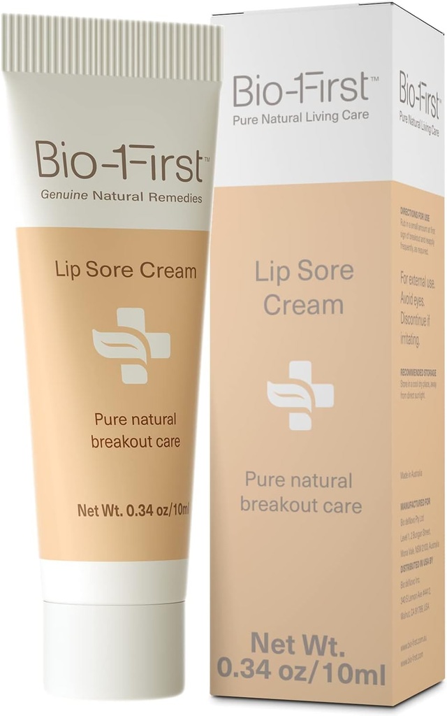 Lip Sore Cream Snelle reactie Koude Sore Oplossing Alle natuurlijke Manuka olie - Blister & Itch Relief Cream - Veganistisch - Glutenvrij - Huidverzorging - Lipverzorgingsproducten - Citrus Aroma - 10ml