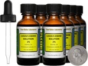 Lugol's Jodium / 2% Oplossing / 8 Oz in acht Amber glazen flessen / Gratis Droppers