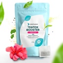 VoomVaya TeaTox Booster Senna Tea - 14 dagen Detox Tea for Bloating Relief, Detox Cleanse, Mood Boost - Hibiscus Flavor