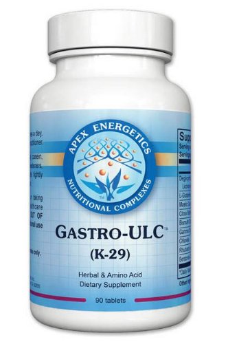 90ct (K-29) Soutiens Doublure des muqueuses gastriques et barrière intestinale avec une formule à base de réglisse et de L-glutamine intégrant des flavonoïdes clés et des phytonutriments