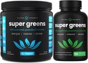 NutraChamps Tropische Super Greens Poeder en Super Greens Capsules