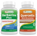 Best Naturals Berberine Plus 1000 mg & quercetine met bromelaïne