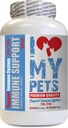 J'AIME MES PETS LLC Immune Dog Treats - PET Immune Support - Chiens et chats - Booster - Santé - Thistle de lait pour chiens - 60 Treats (1 bouteille)
