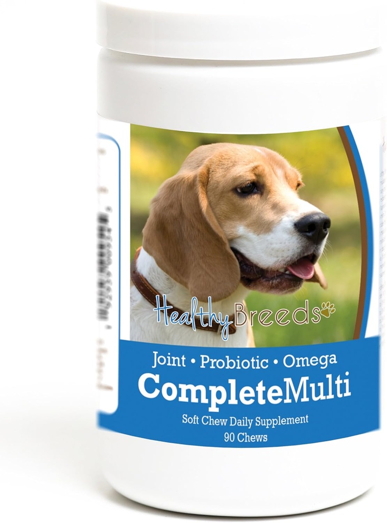 Breeds en bonne santé Beagle tout en une seule multivitamine Soft Chew 90 Comte
