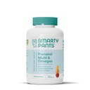 SmartyPants Vitamines prénatales pour femmes, Gommies multivitamines : Huile de poisson Oméga 3 (EPA/DHA), Biotine, Méthylfolate, Vitamine D3, C, Vitamine B12, B6, A, K & Zinc, Inositol, 80 Compte (20 jours)