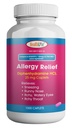SANTE LFE Allergie Relief, Médecine Diphenhydramine Caplets de HCl, 25 mg de Diphenhydramine, Enfants et Adultes