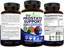 BioFinest Prostate Ondersteuning voor mannen - Saw Palmetto Lycopeen Pompoenzaad Pygeum Zink Selenium - Gezonde Urine Flow Bladder Prostaat Vitamine Supplement - Made in USA (120 Veg. Capsule)