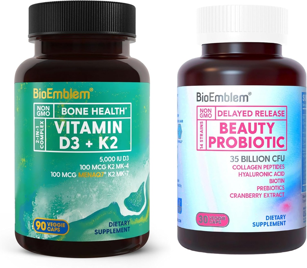 BioEmblem Beauty Probiotica Vitamine D3 K2