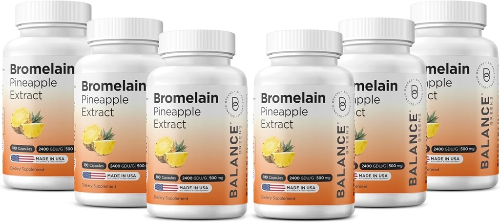 Balancebreens Bromelain 500mg Capsules 