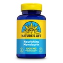 Nature's Life Monolaurin 1000 mg, Nourriture Monolaurin de noix de coco crue naturelle, Supplément de soutien immunitaire, Gut Health, Gut Flora équilibré, garantie de 60 jours, 45 portions, 90 capsules végétariennes