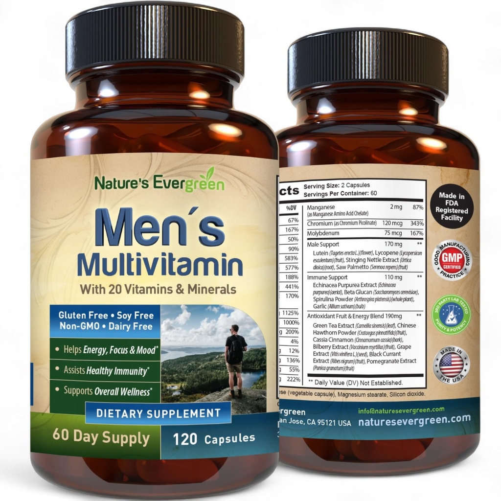 Best Multivitamine voor mannen  120 capsules