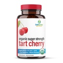Super Strength CherryPURE Tart Cherry Supplement – 50:1 Concentré cultivé aux États-Unis - Fabriqué avec des cerises Montmorency non OGM – par SolaJarden Naturals. 60 Capsules Veggie non OGM.