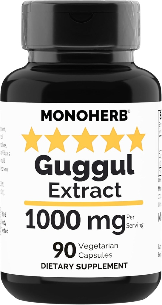 MONOHERB Guggul Extract 1000 mg - 90 Vegetarische capsules