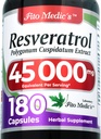 FITO MEDIC'S Lab | Resveratrol | Resveratrol Supplements | Resveratrol Capsules 450 mg 100:1 per 3-Capsule Serving | 180 Caps