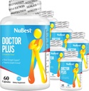 Doctor Plus - Formule de croissance en hauteur - Soutient la croissance en hauteur, les pilules de croissance en hauteur avec le calcium, les vitamines D3, la vitamine K2 (MK7) - Immunité et santé globale pour les enfants (10+) et les adolescents - 6 Pack