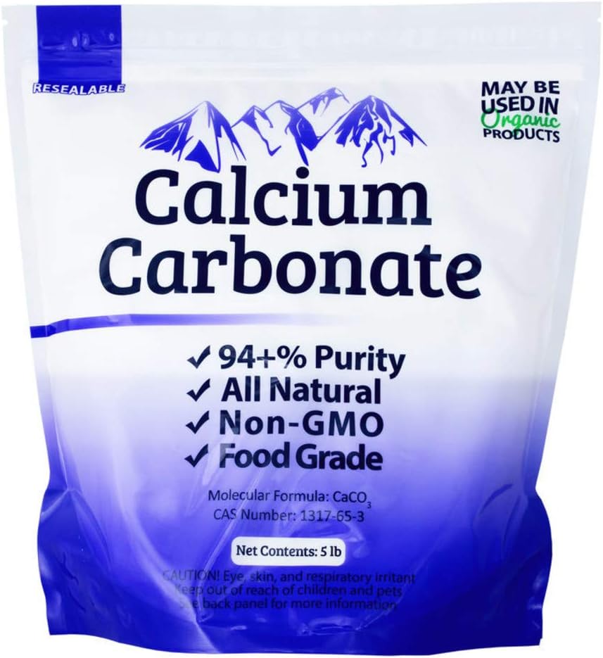 10 lb Food Graad 97+% Calcium Carbonaat van gemalen kalk