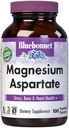 Bluebonnet Nutrition Magnesium aspartaat, Stress Relief*, Bone Health*, Heart Health*, Non-GMO, Vegan, Kosher Gecertificeerd, Glutenvrij, Soy-Free, Dairy-Free, 100 plantaardige capsules, 50 porties