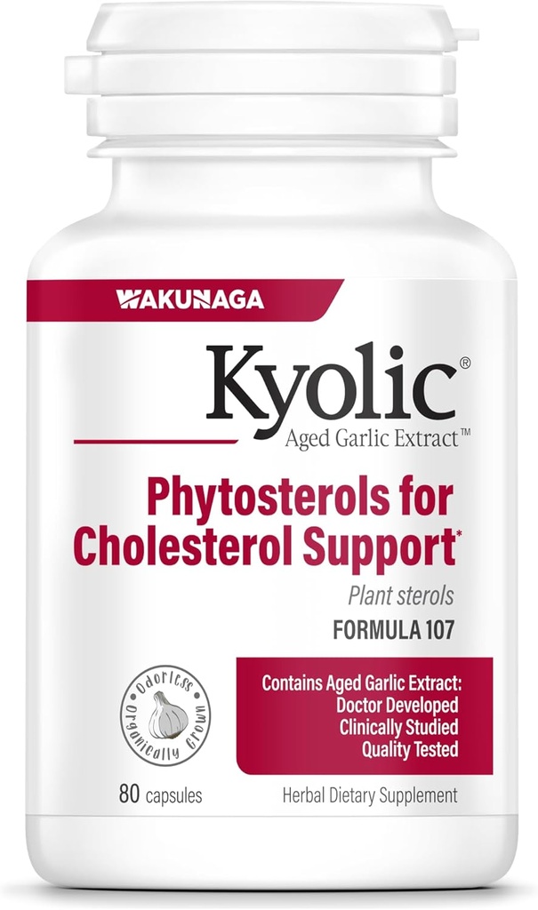 Formule 107 Extrait d'ail vieilli Phytostérols 240 Capsules