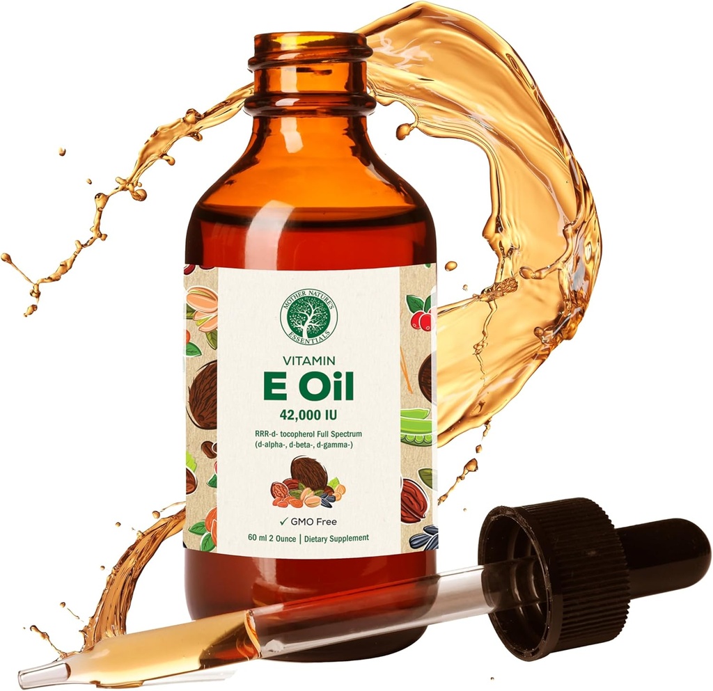 Moeder Natuur Essentials Vitamine E Supplement 42.000IE, 2 oz