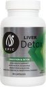 Maximale ondersteuning met Epic Black Label Liver Detox Dieetsupplement - 90 Capsules verpakt met natuurlijke ingrediënten zoals Artichoke Extract, melkdistel, kurkuma, ijzer en calcium